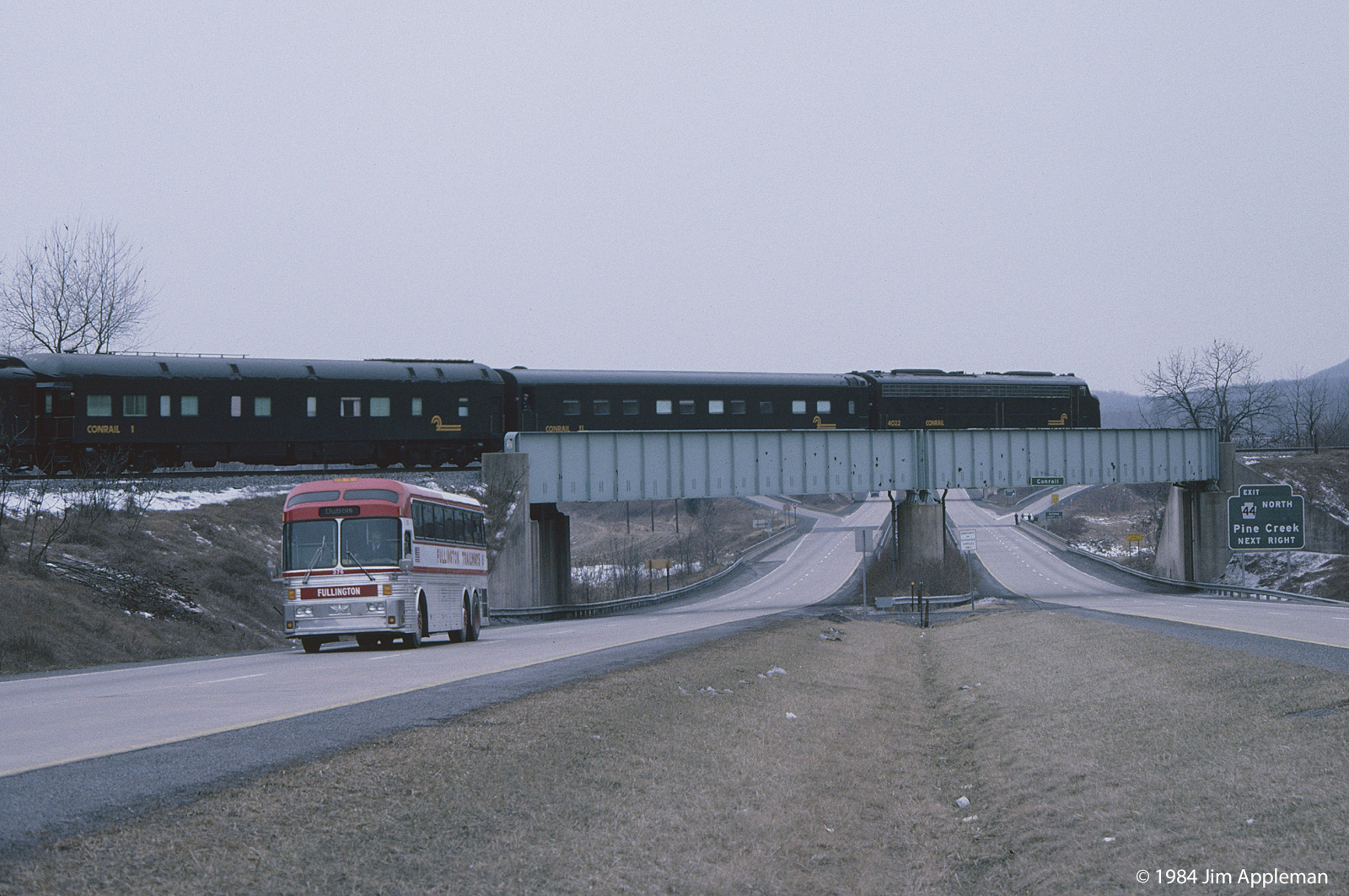 CR 4022 At Jersey Shore PA 3 8 1984 Conrail Photo Archive cr-4022-at-jersey-shore-pa-3-8-1984-conrail-photo-archive
